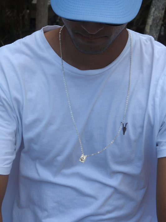 Escapulario Plata Religioso Grueso